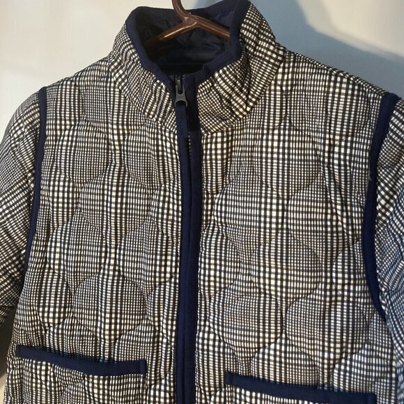 FREE ASSEMBLY SZ 7/8 GIRLS waterproof quilted plaid jacket - Picture 6 of 12